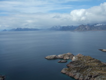 View from 1 pitch up Korståget, Presten