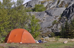 Campsite under Gandalfveggen