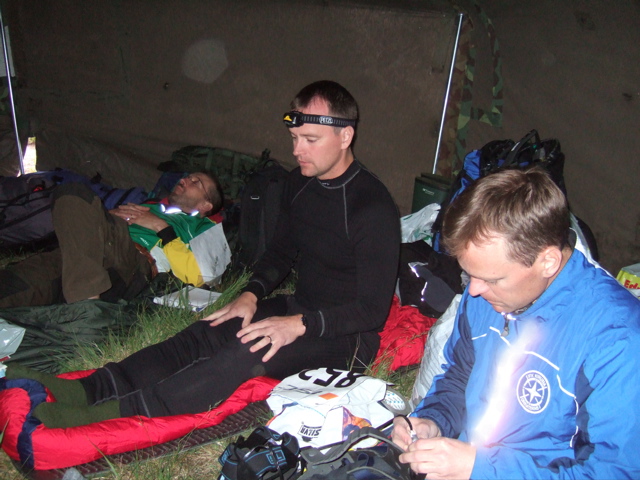 Getting ready for the 11 pm start