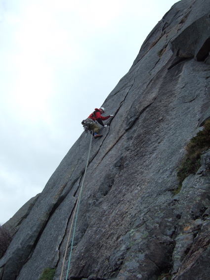 Jørn tackles pitch 3 of Korståget