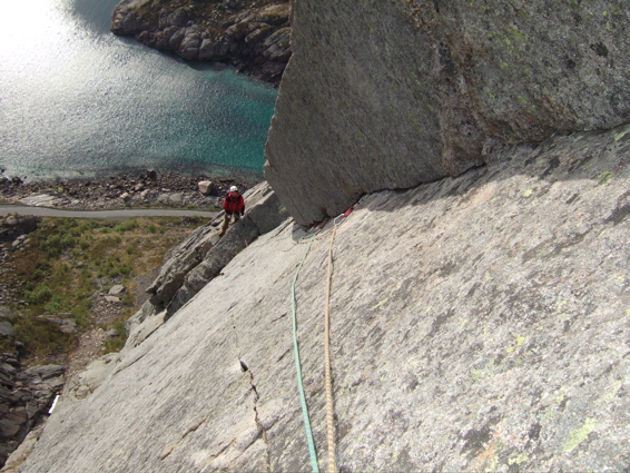 Looking down the Slanting Corner