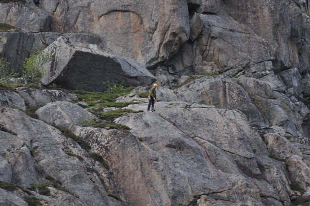 Tobbe on top of Gandalfveggen