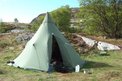 Base camp at Gandalfveggen