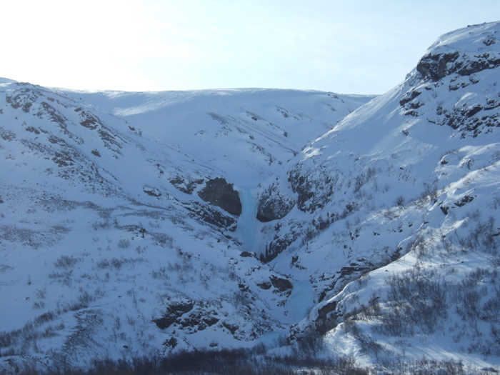 The second ravine up the lake - Clan of the Cave Bear