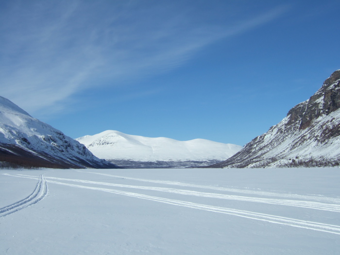 The view up to the head of the lake...