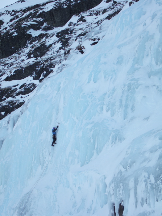 Mostly low-angle, but with an occasional steep step