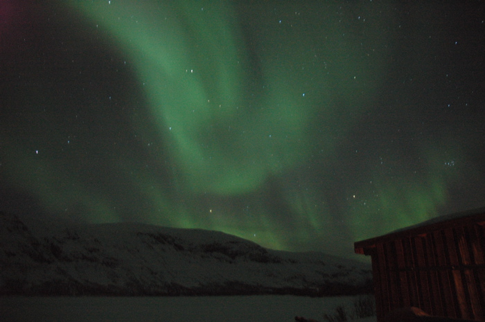 ...of the aurora over Rautasjaure